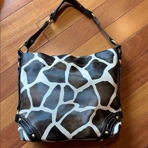 Giraffe Print Purse